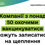 КОМПАНІЇ З ПОНАД 50 ОХОЧИМИ ВАКЦИНУВАТИСЯ МОЖУТЬ ЗАПИСАТИСЯ НА ЩЕПЛЕННЯ — ВІКТОР ЛЯШКО